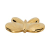 6" Tabletop Decor | Metallic Gold Ceramic Balloon Butterfly Figurine