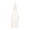 Elephant Tabletop Decor Sculpture with Tall Trunk | 7" Ivory Ceramic