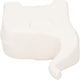 Elephant Tabletop Decor Sculpture with Tall Trunk | 7" Ivory Ceramic