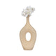Decorative Flower Vase w Beaded Open Cutout | 19’’ | Champagne Gold SBH-18432-04