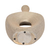 Decorative Flower Vase w Beaded Open Cutout | 19" | Champagne Gold