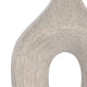 Decorative Flower Vase | Beaded Open Cut Out Ring | 19" Silver
