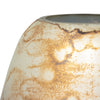 Decorative Vase | Cylindrical Vapor Glass | Handcrafted | Blue Glaze 14"