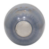 Decorative Vase | Cylindrical Vapor Glass | Handcrafted | Blue Glaze 14"