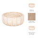 Paco Scallop Decorative Bowl | Fluted Edge | Natural Paulownia Wood 9"
