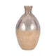 Decorative Accent Bulb Vase | Textured Glass | 18" Champagne Gold