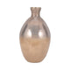 Decorative Accent Bulb Vase | Textured Glass | 18" Champagne Gold