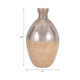 Decorative Accent Bulb Vase | Textured Glass | 18" Champagne Gold