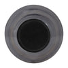 Enameled Vase | Cylinder Tapered Narrow Base | Textured Gray & Black Glass
