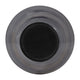 Enameled Vase | Cylinder Tapered Narrow Base | Textured Gray & Black Glass