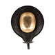 Luxury Votive Candle Holder | Round Shape | Gold Black Iron | Modern 12"