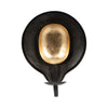 Luxury Votive Candle Holder | Round Shape | Gold Black Iron | Modern 12"