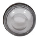 Elegant Decorative Floral Vase w Wood Band | 10" Clear Glass