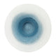 Decorative Centerpiece Bowl | 12" | Dark Blue Waters & White Glass