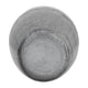 Decorative Flower Vase | 12" Contemporary Ombre Gray White Crackle Glass