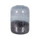 Elegant Ombre Flower Vase | 9" | Black | White | & Blue Clear Glass