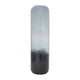 Cylinder Vase | Green White & Gray Ombre Finish | 17" Modern Glass