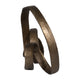 Abstract Tabletop Decor | Looped Design Antique Bronze Aluminum | 30"