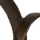 Abstract Tabletop Decor | Looped Design Antique Bronze Aluminum | 30"