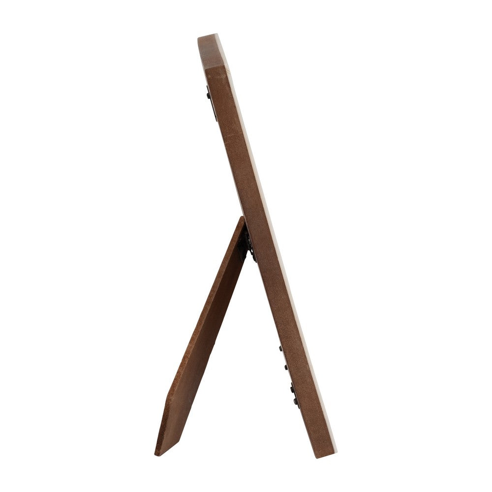 Wyatt 4x6 Portrait Photo Frame | Black Paw Print Border | White Resin