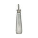Metallic Bottle Tabletop Decor w Round Topper | 16" | Silver Aluminium