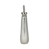 Metallic Bottle Tabletop Decor w Round Topper | 16" | Silver Aluminium