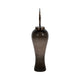 Harti Floor Vase | Tapered Profile | Multitone Silver | 44" Glass-Aluminum