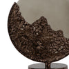 Harti Floor Vase | Tapered Profile | Multitone Silver | 44" Glass-Aluminum