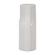 Sculptural Looped Flower Vase | 6" | White Ceramic S Shaped Design