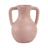 Antique Style Jug Vase with 2 Handles | Amphora Style | 11" Rustic Brown