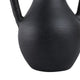 Antique Style Flower Vase w 2 Handles | 12" Black Terracotta