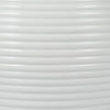 Ginger Jar with Lid | Ribbed Pattern | Classic Glossy White Ceramic | 12"