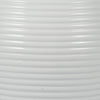 Temple Jar with Domed Lid & Finial | Ribbed Design | White Ceramic 18"