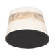 Decorative Accent Flask Vase | Luxe 20" Pearl Ivory & Gold Iron