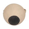 Umar Organic Jug | Curved Side Handles Flared Neck | Ivory Terracotta 16"