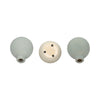 Quay Handmade Bud Vases Set of 3 | Rounded Shape | 5 " Multi-Blue Clay