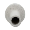 Decorative Bottle Vase | Volcanic Texture White Clay | Handcrafted 16"