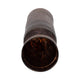 Decorative Flower Vase | Textured Enamel Bronze Glass | 18" Tall Cylinder