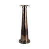 Decorative Pillar Candle Holder | 21" Tapered | Rich Bronze Aluminum