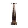 Decorative Pillar Candle Holder | 21" Tapered | Rich Bronze Aluminum