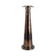 Decorative Pillar Candle Holder | 21" Tapered | Rich Bronze Aluminum