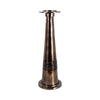 Decorative Pillar Candle Holder | 21" Tapered | Rich Bronze Aluminum