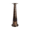 Decorative Pillar Candle Holder | 21" Tapered | Rich Bronze Aluminum