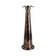 Decorative Pillar Candle Holder | 21" Tapered | Rich Bronze Aluminum