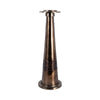 Decorative Pillar Candle Holder | 21" Tapered | Rich Bronze Aluminum