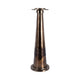 Decorative Pillar Candle Holder | 21" Tapered | Rich Bronze Aluminum