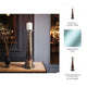 Decorative Pillar Candle Holder | 21" Tapered | Rich Bronze Aluminum