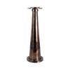 Decorative Pillar Candle Holder | 21" Tapered | Rich Bronze Aluminum
