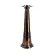 Decorative Pillar Candle Holder | 21" Tapered | Rich Bronze Aluminum