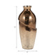 Decorative Flower Vase | Elegant Spiral Cut | 12" Bronze Finished Glass